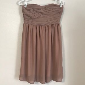Strapless formal dress